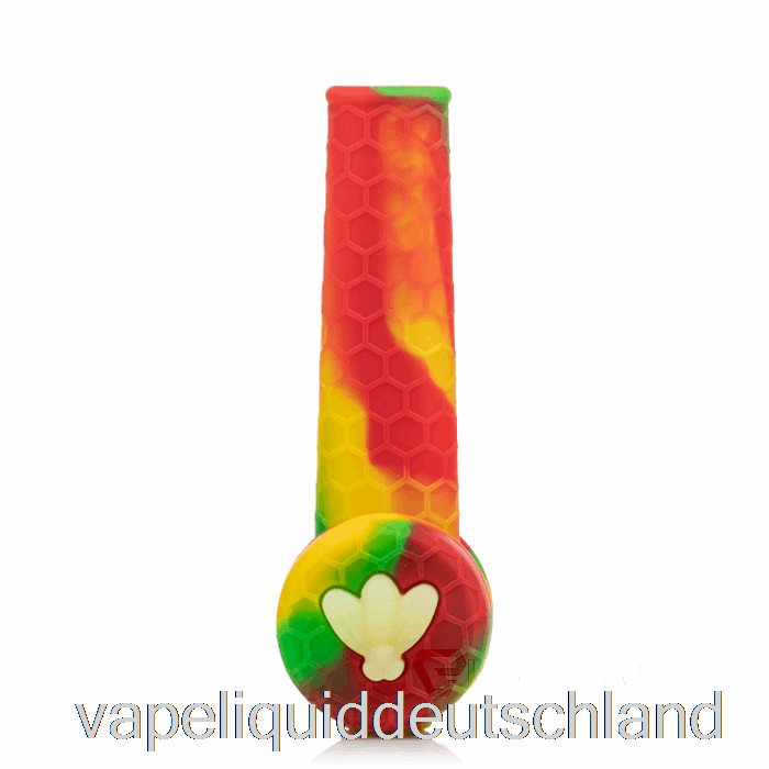 Stratus Trio Silikonpfeife Rasta (grün / Rot / Gelb) Vape Liquid